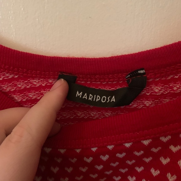 Heart Pattern Tank Top Sweater - Picture 2 of 3